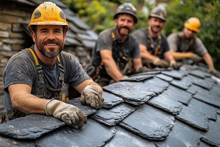 Lakeland roofing contractor working on a residential roof